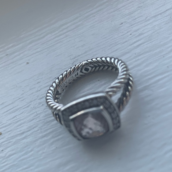 David Yurman Petite Albion Ring in Morganite - Picture 5 of 8